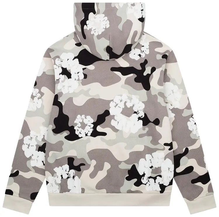 DENIM TEARS HOODIE WHITE CAMO