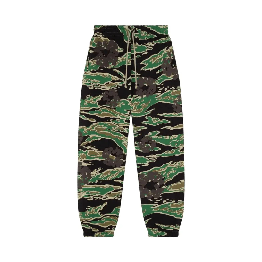 DENIM TEARS PANTS GREEN CAMO