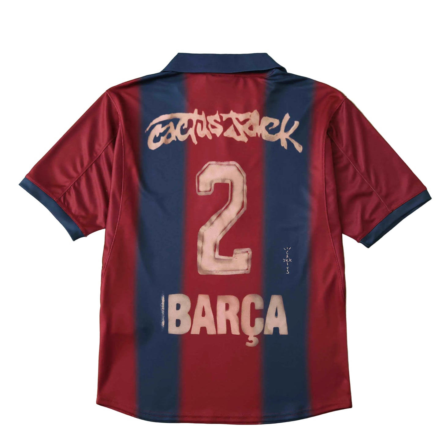 CJ X NIKE X FC BARCA RETRO HOME SKELETON JERSEY
