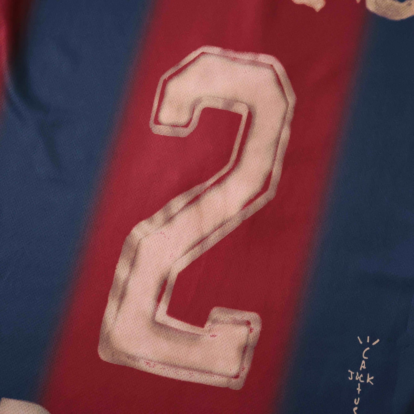 CJ X NIKE X FC BARCA RETRO HOME SKELETON JERSEY