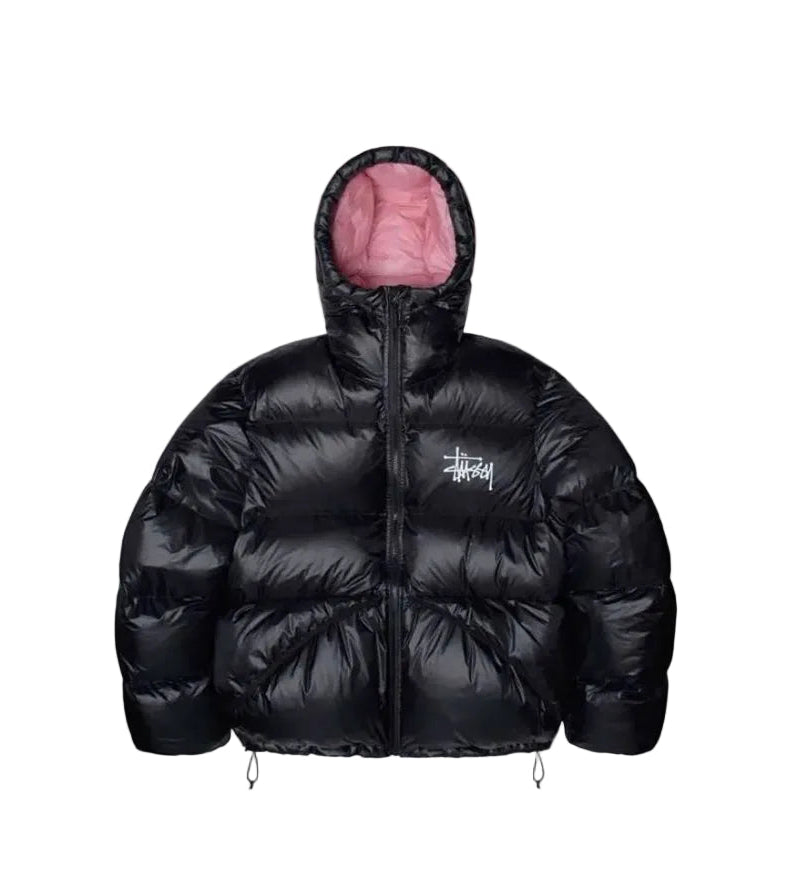 STUSY PUFFER JACKET PINK